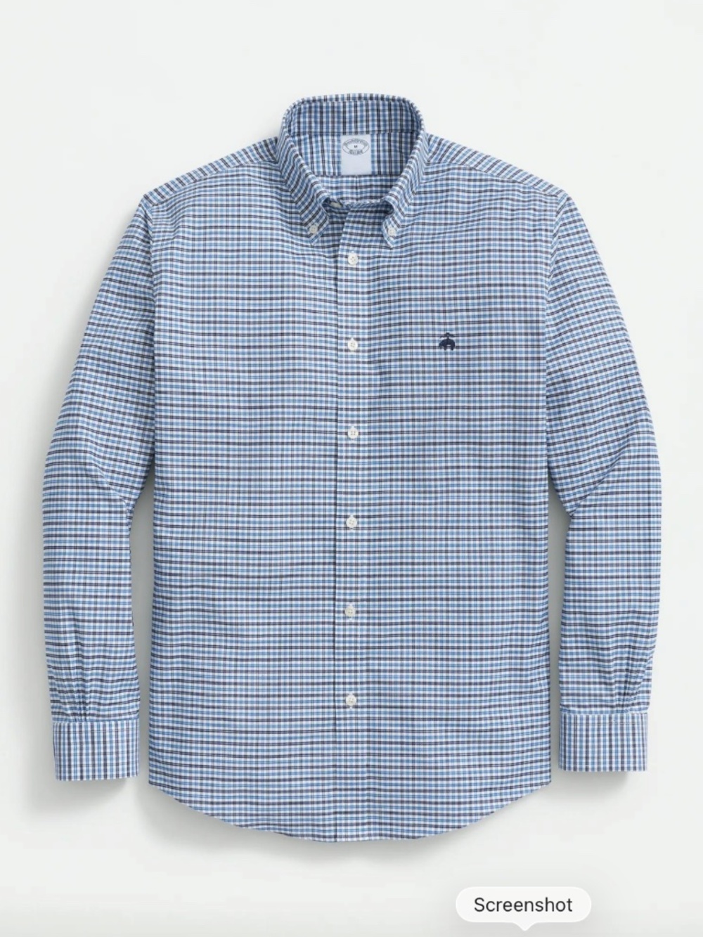 Brooks Brothers Stretch Cotton Non-Iron Oxford Polo Button-Down Collar NWT